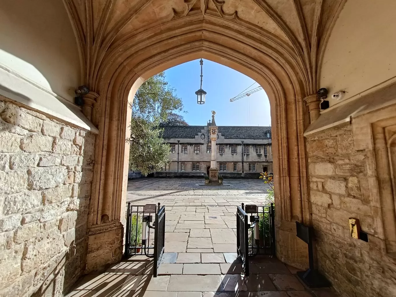 Corpus Christi College -Arched entrance