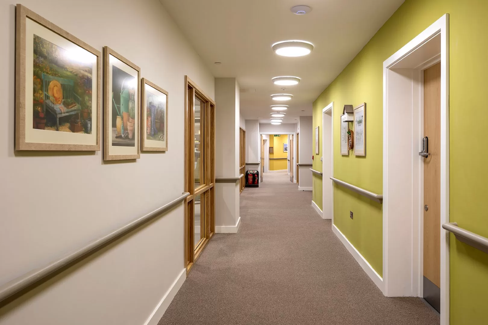 Oakwood Court extension_Hallway Green